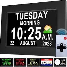 Uppgraderad Digital Kalender Alarmklocka 7