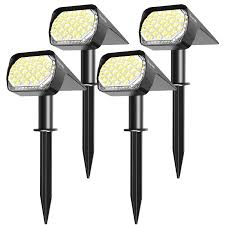 Quntis 4-pack LED-utomhusstrålkastare - Vattentäta