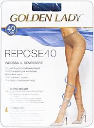 GOLDEN LADY Repose Set - 10 Grå Strumpbyxor 40 den