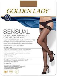 Golden Lady Unisex 20 Denier Daino Hold Ups - Storlek 1/2