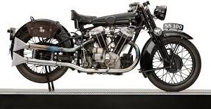 1931 Brough Superior SS100 JAP Motorcykel Poster