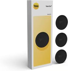 Yale Dot Black 3-Pack - Nyckellös Åtkomst med Wi-Fi & Bluetooth