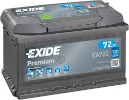 Exide Premium EA722 Bilbatteri 12V 72Ah 720A