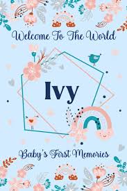 Ivy Baby Journal: Söt Blomster Boho Regnbåge