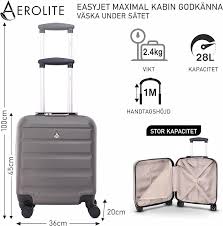 Aerolite Resväska 45x36x20cm - EasyJet Godkänd 2023