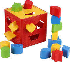 Play22 Baby Block Formsorter - 18 Barnklossar